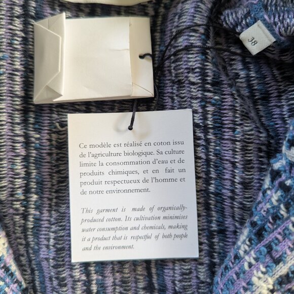 Sandro Ludivine Double Breasted Tweed Mini Dress NWT Size 38 US Size 6 or S - Picture 6 of 16